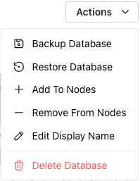 pgEdge Database Console